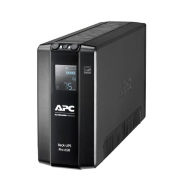 Onduleur APC Schneider  - Back‑UPS Pro 650VA - Line‑Interactive Monophasé / 390W