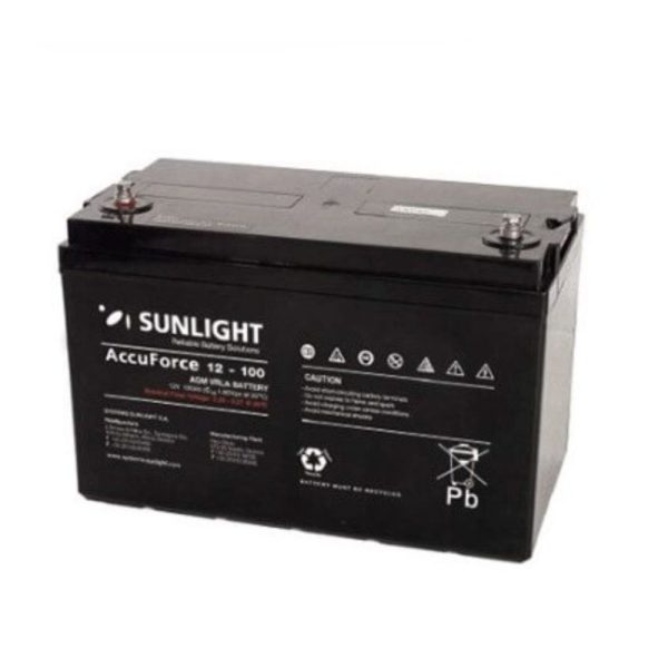 Batterie 12V 100AH Sunlight (SUN100AHACCU)