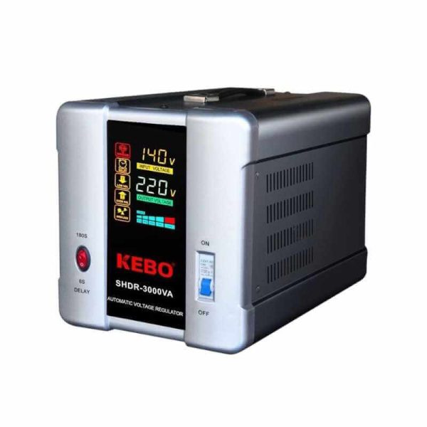 Régulateur de tension 1800W 220V Kebo (SHDR-3000VA)