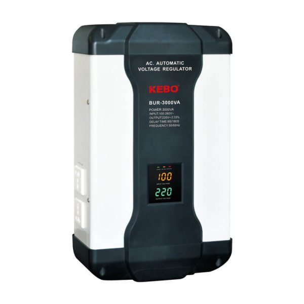 Régulateur de tension 3000W 220V Kebo (BUR-3000VA)