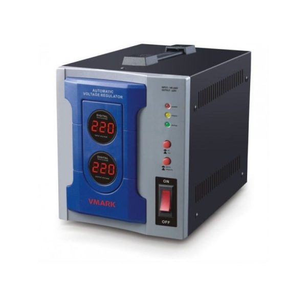 Stabilisateur de tension V-MARK 1500VA 900W Digital (V-MARK-1500VA 900W)